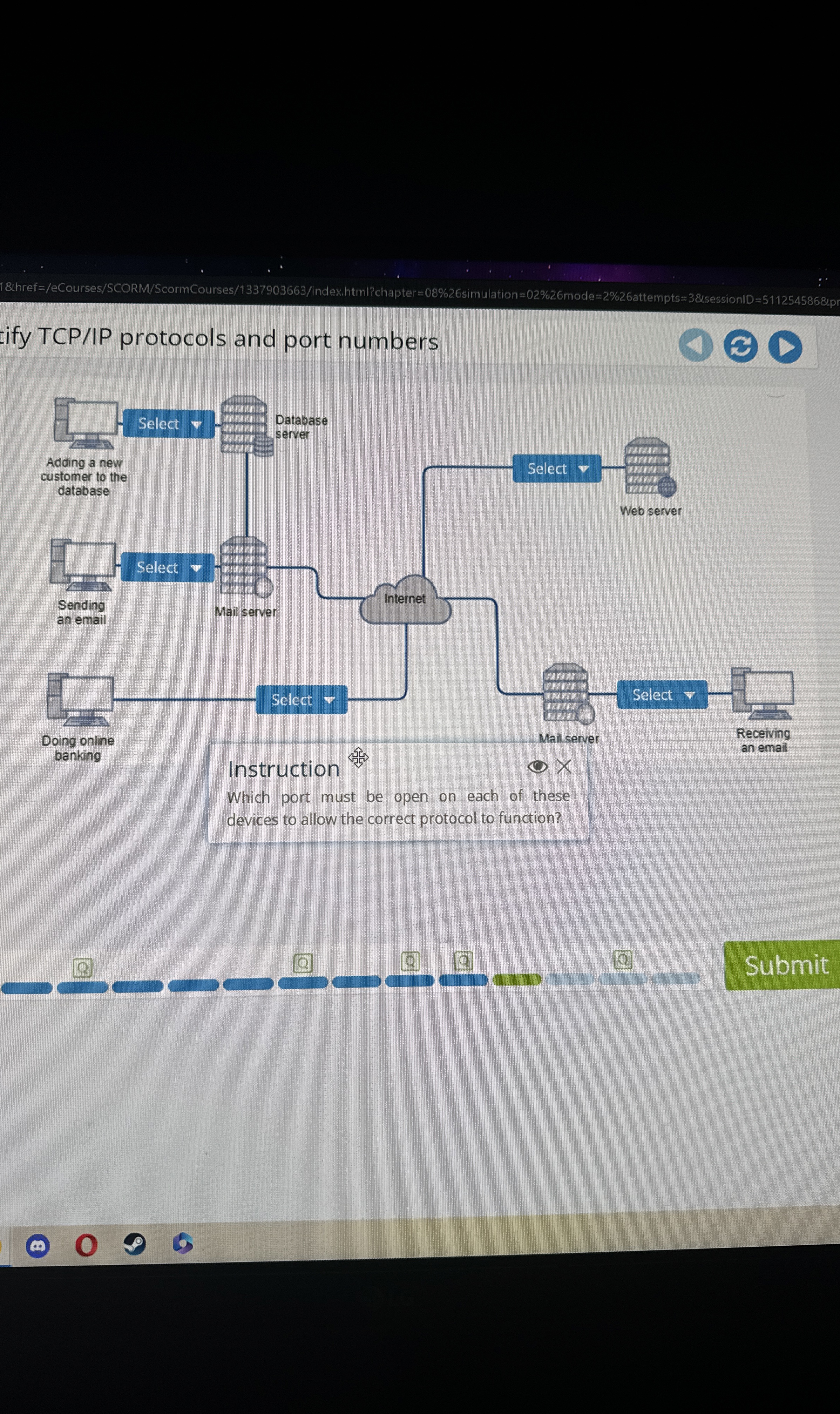 What port must be open on each of these devices