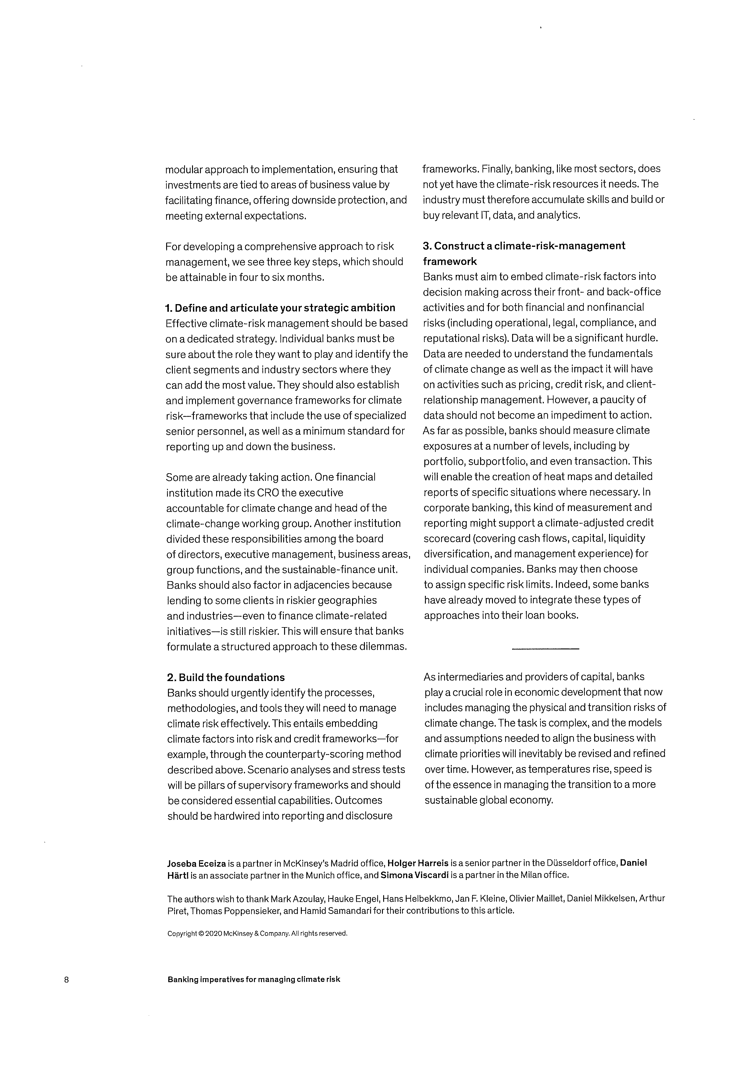 Compare and contrast the issues discussed in