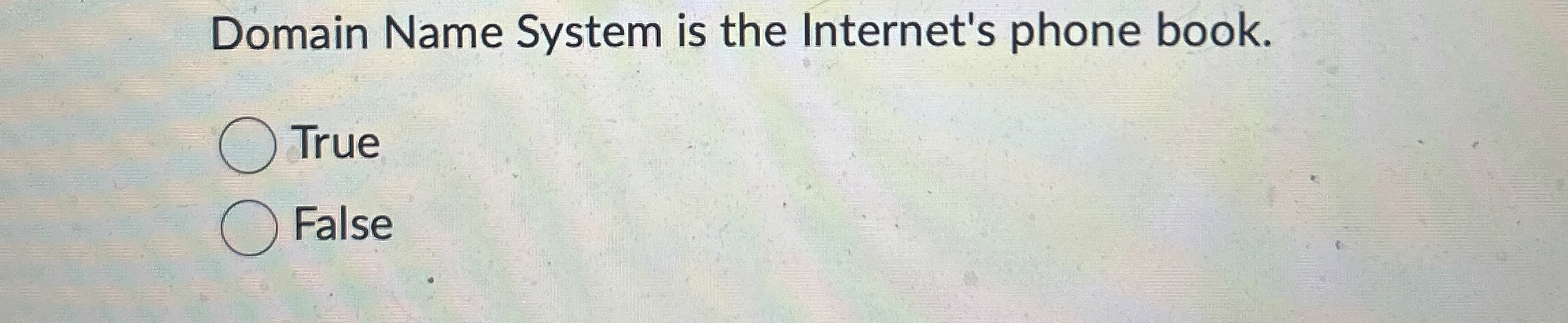 Domain Name System is the Internet's phone book.