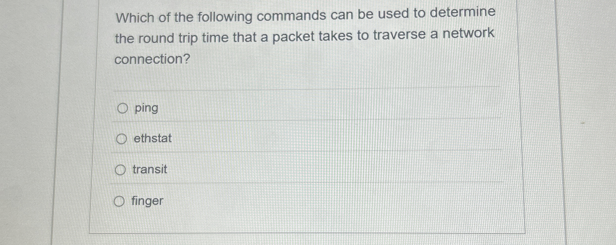 Which of the following commands can be used to