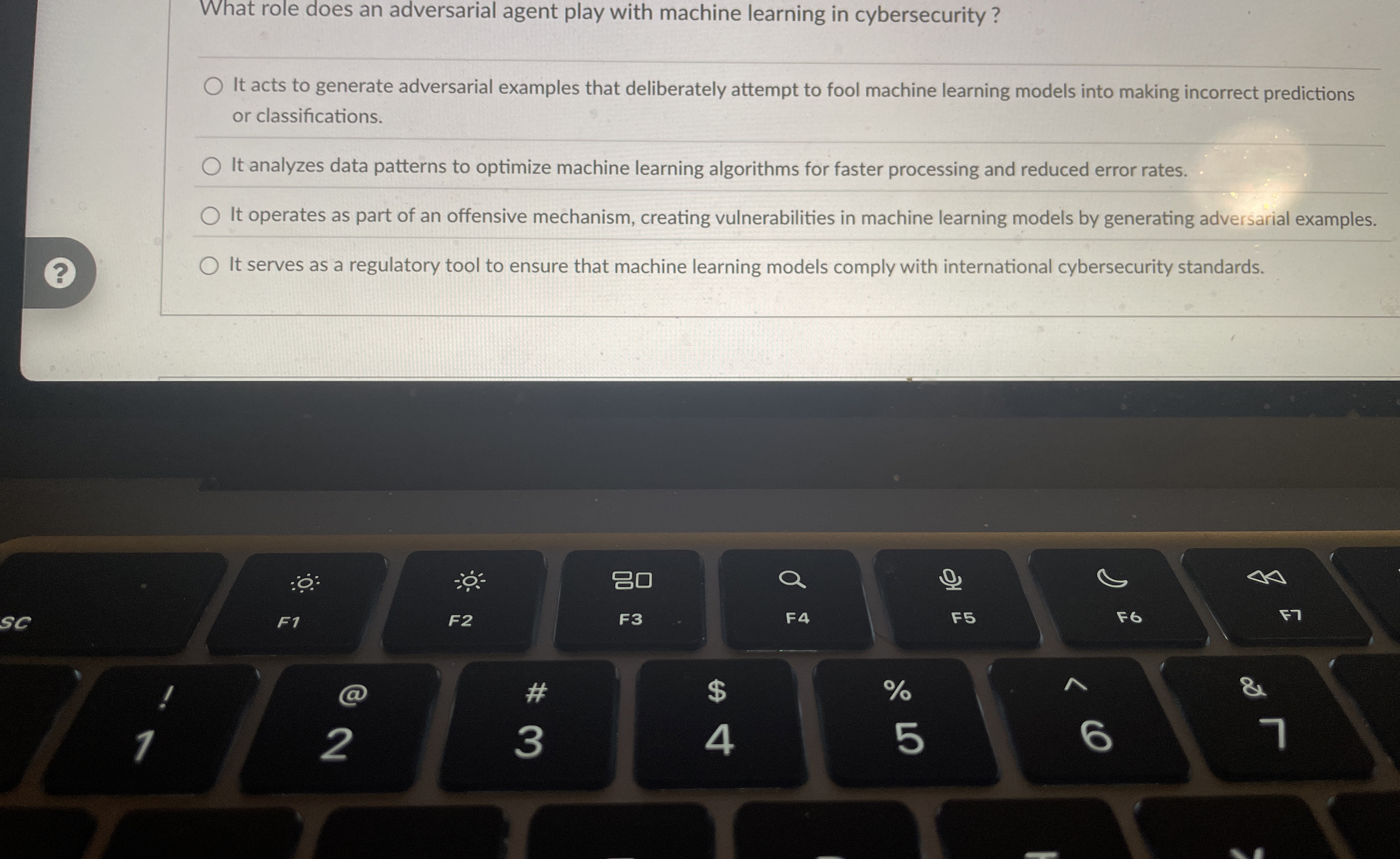 What role does an adversarial agent play with