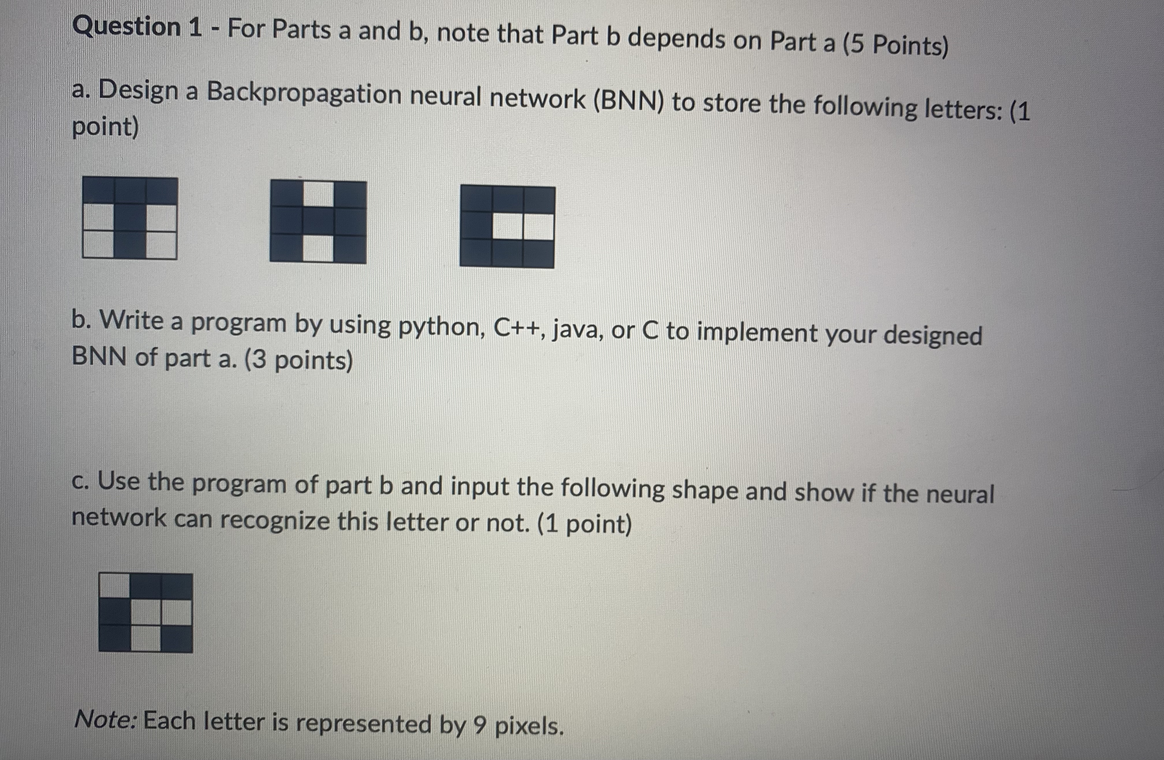 Question - For Parts a and b , note that Part b