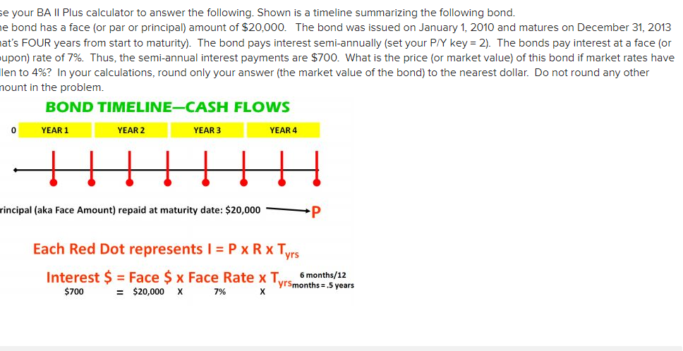 e your BA II Plus calculator to answer the