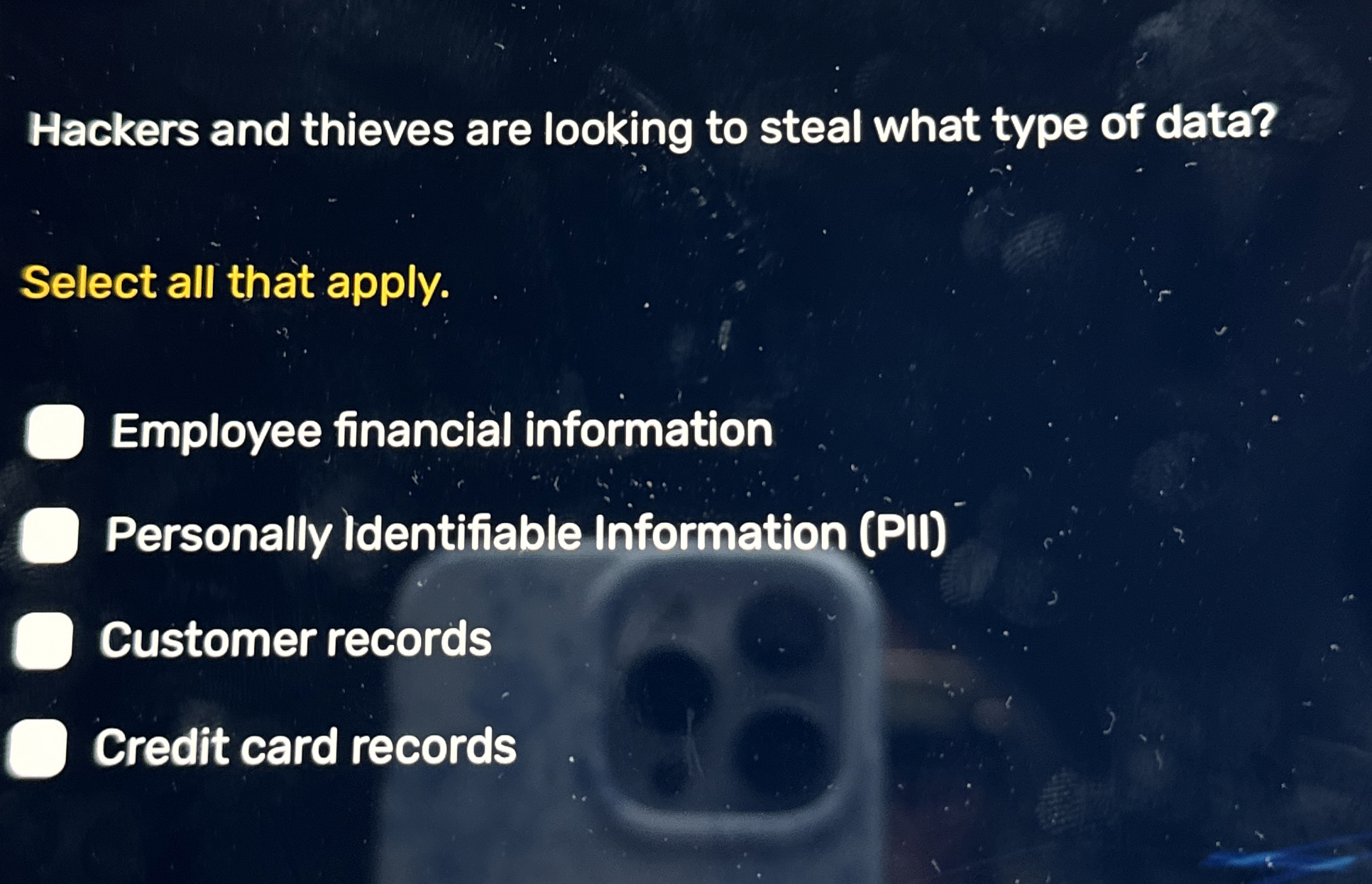 Hackers and thieves are looking to steal what