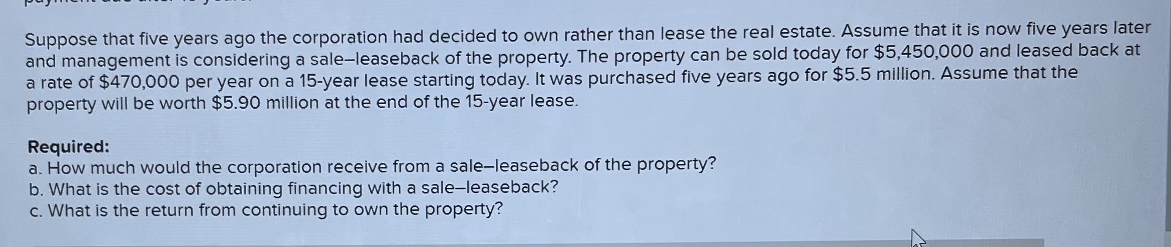 The ABC Corporation is considering opening an