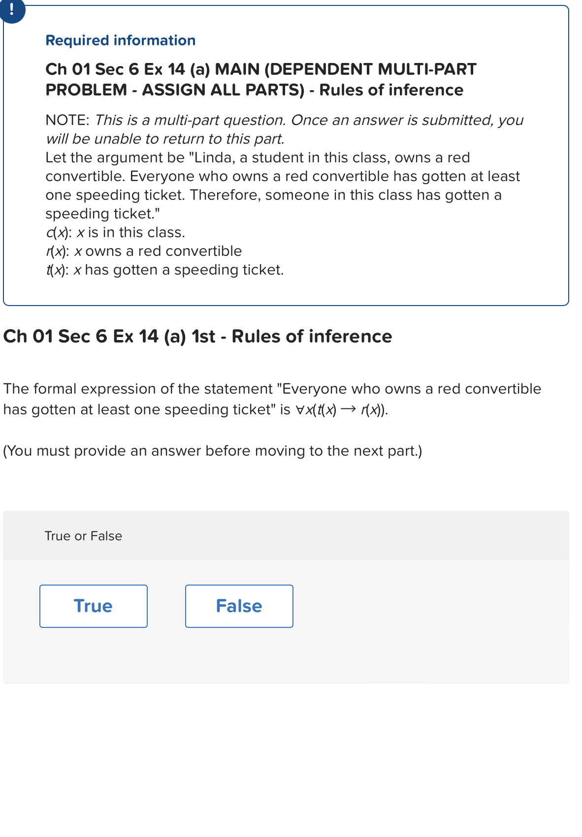 ! Required information Ch 0 1 Sec 6 Ex 1 4 ( a )