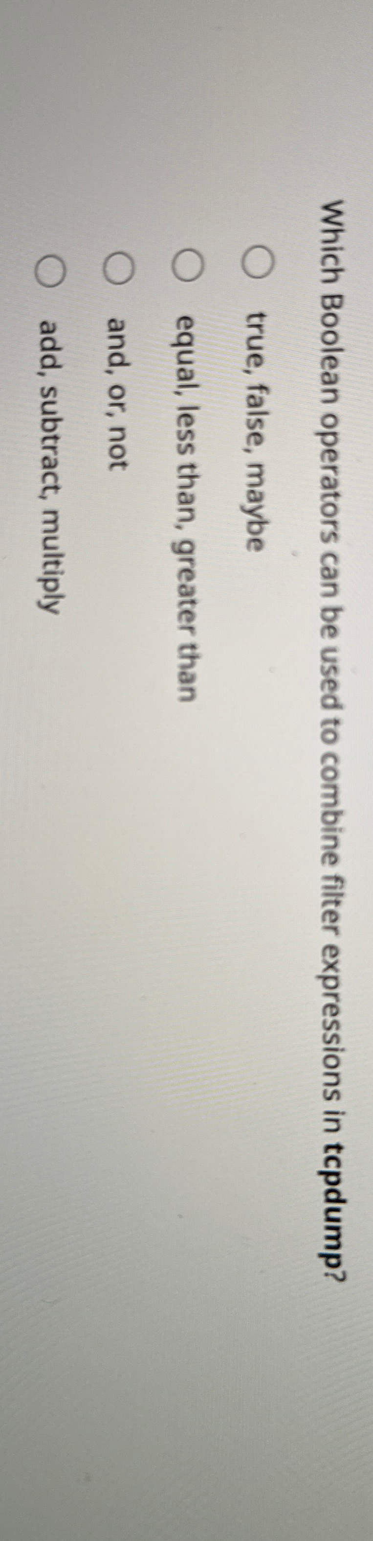 Which Boolean operators can be used to combine