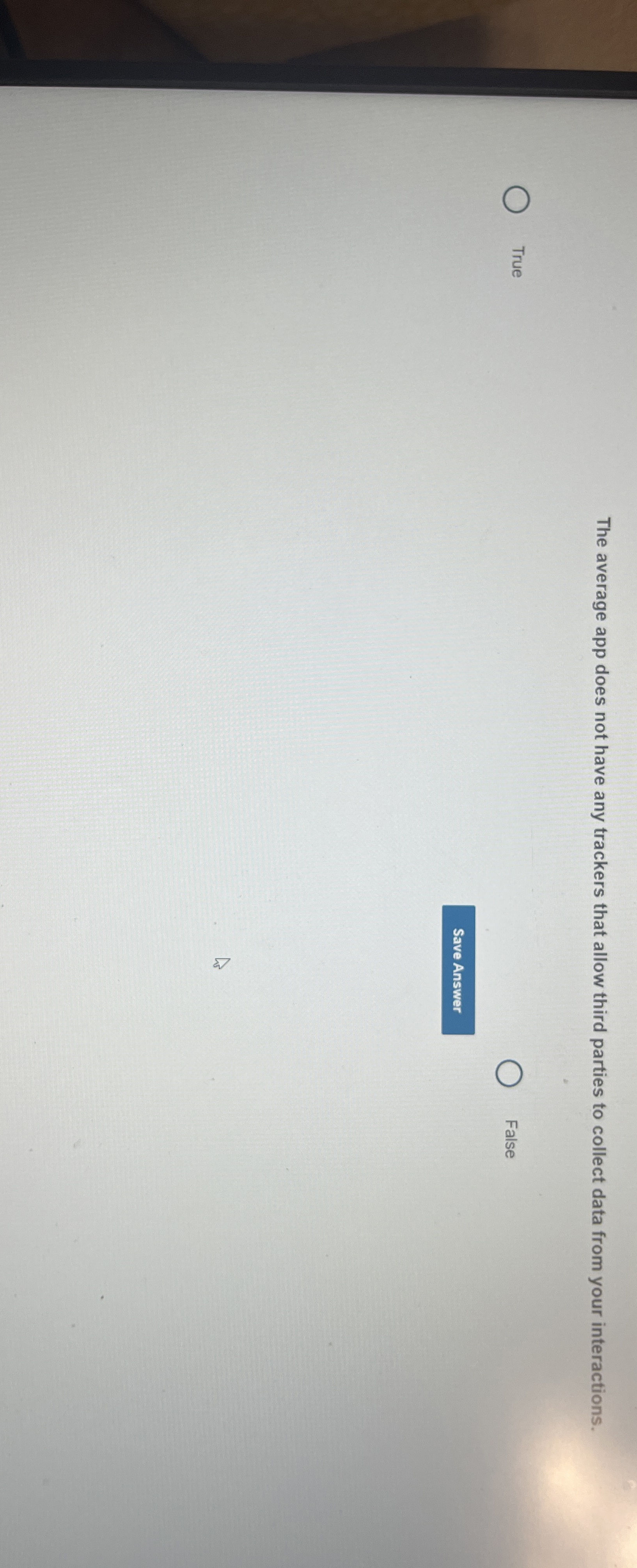 The average app does not have any trackers that