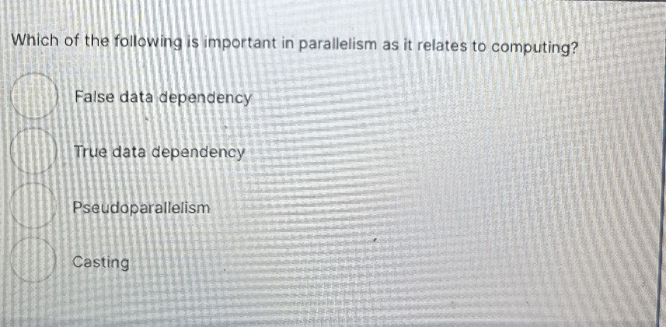 Which of the following is important in