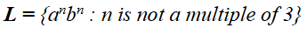 = { a , b } ( with n 0 and m 0 ) Find Context -