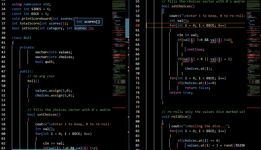 Please edit so that it compiles correctly ( C + +