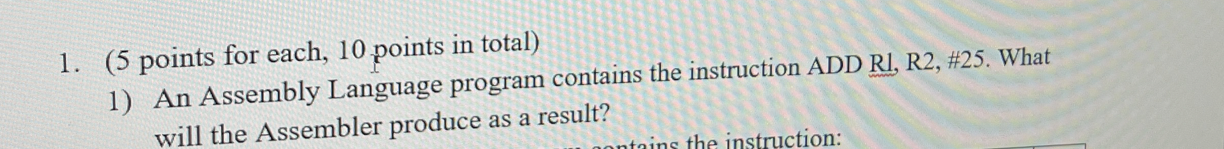 ( 5 points for each, 1 0 points in total ) An