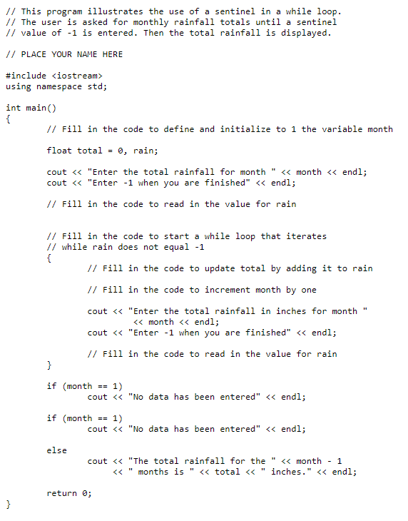 I need help finishing this code in visual studio