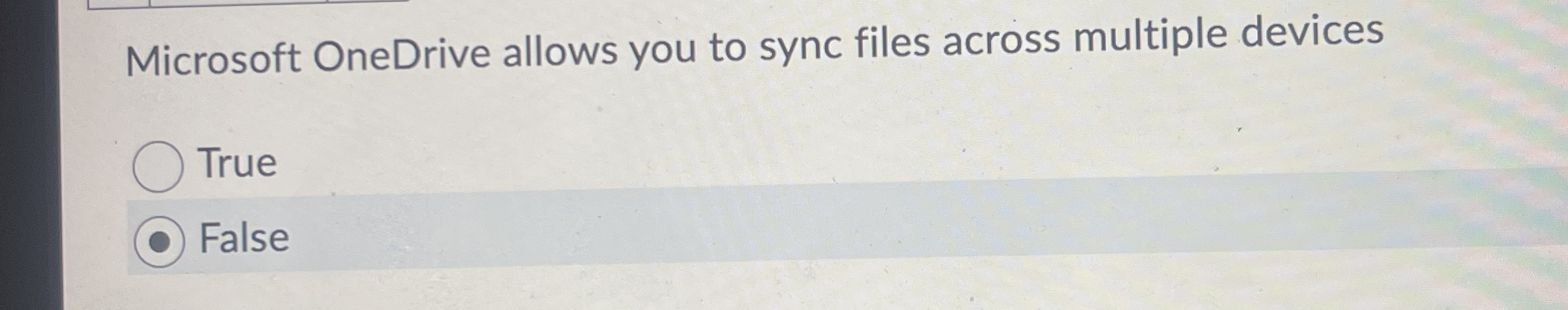 Microsoft OneDrive allows you to sync files