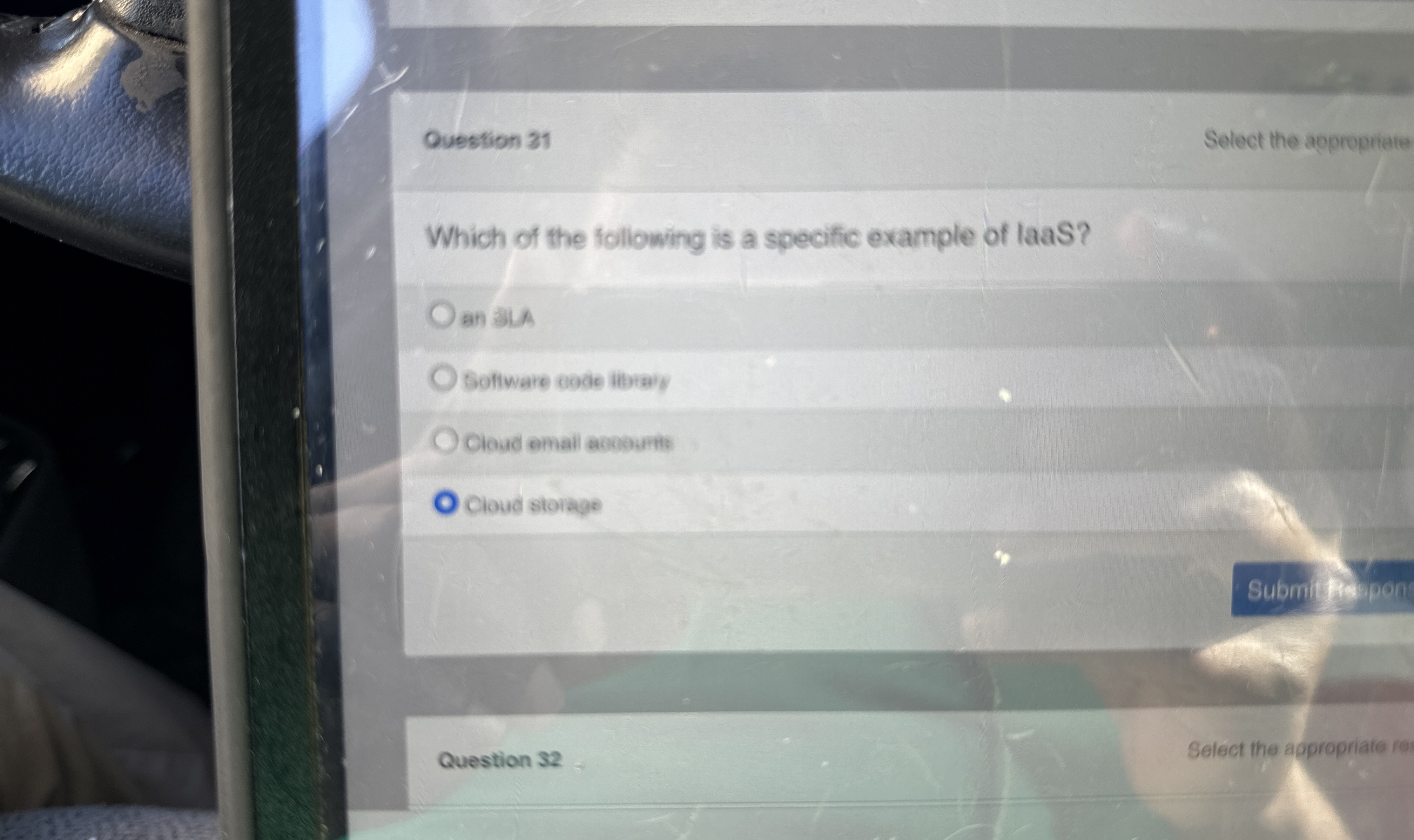 Question 3 1 Which of the following is a specific