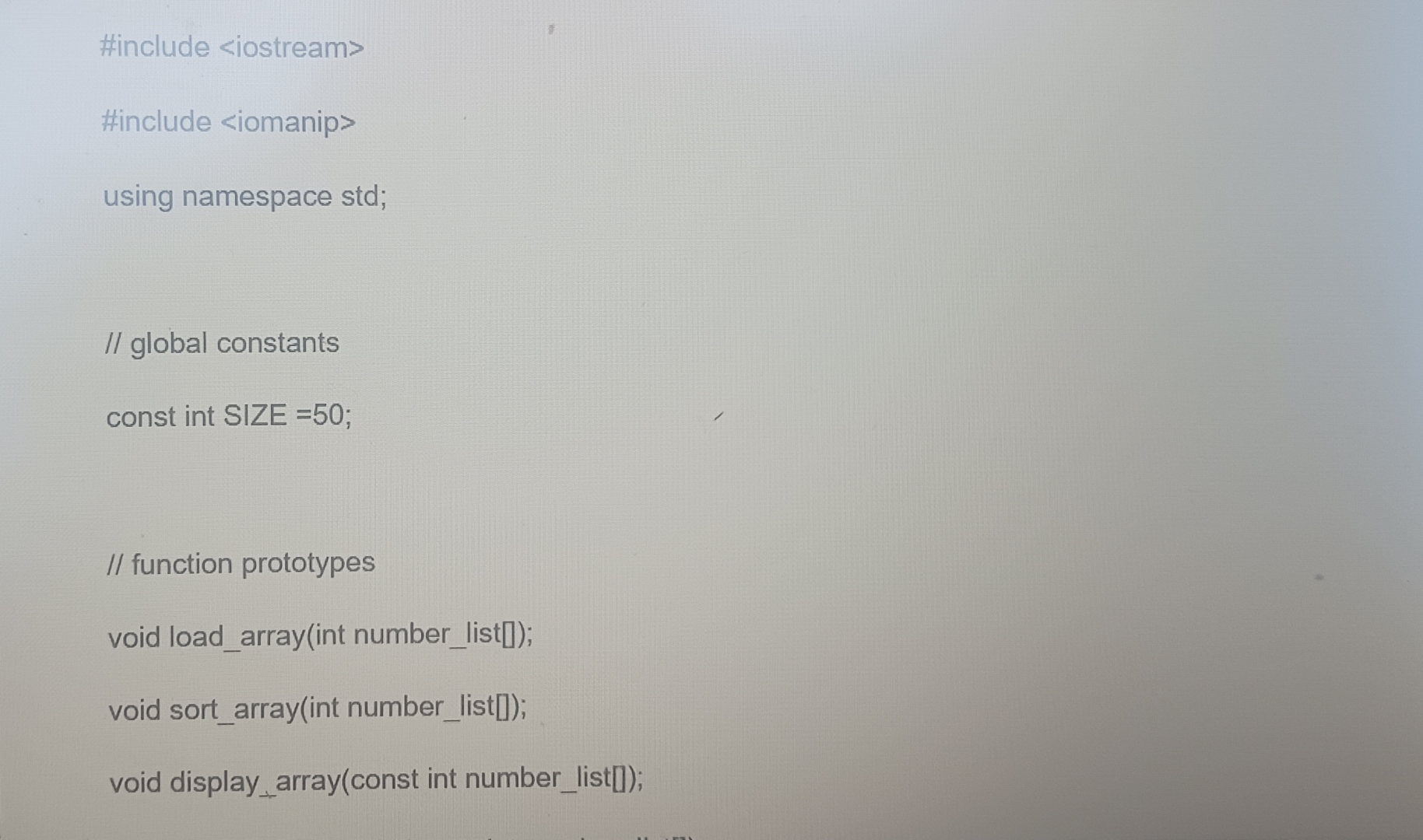 Write a program that reads from a file and fills