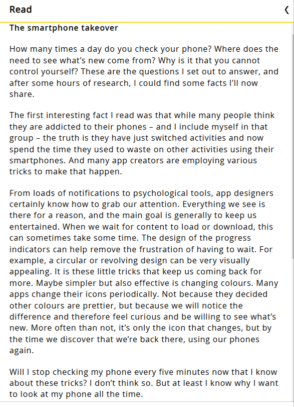 Read The smartphone takeover How many times a day