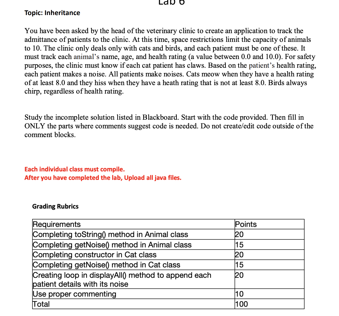  pls help for java cls (lb6) Show all imagesShow all imagesShow