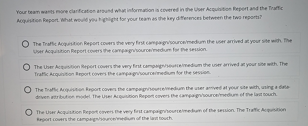 Your team wants more clarification around what