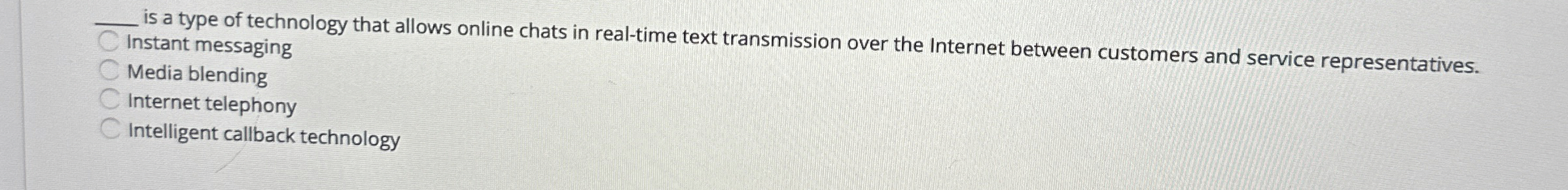 q , is a type of technology that allows online