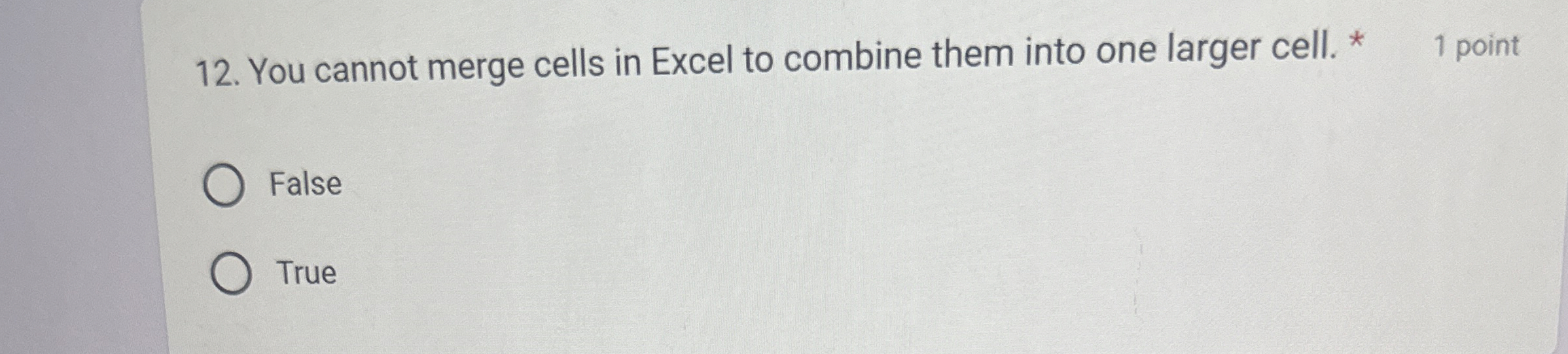 You cannot merge cells in Excel to combine them