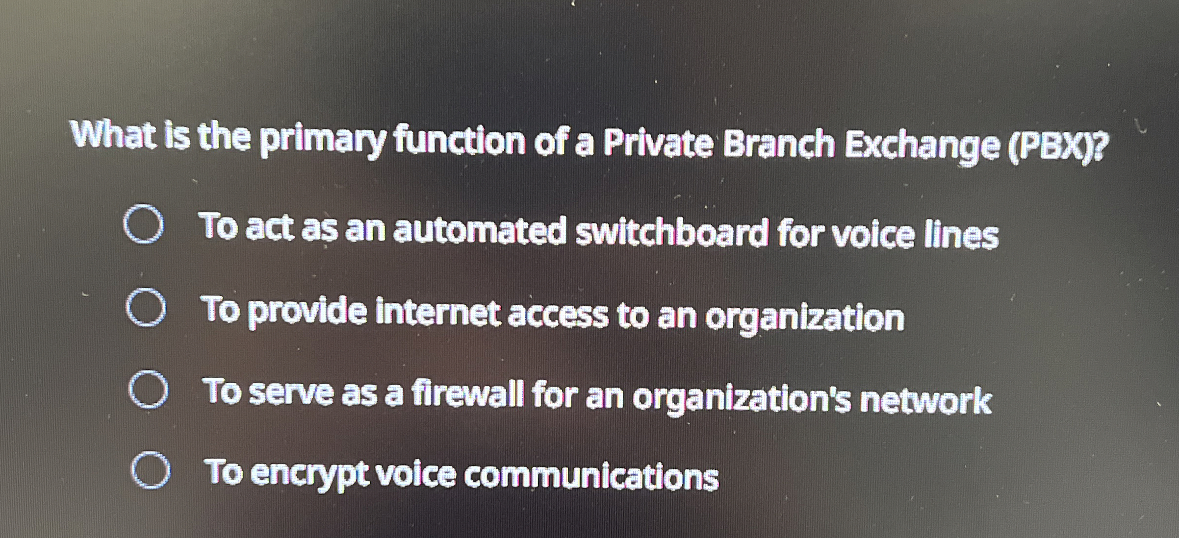 What is the primary function of a Private Branch