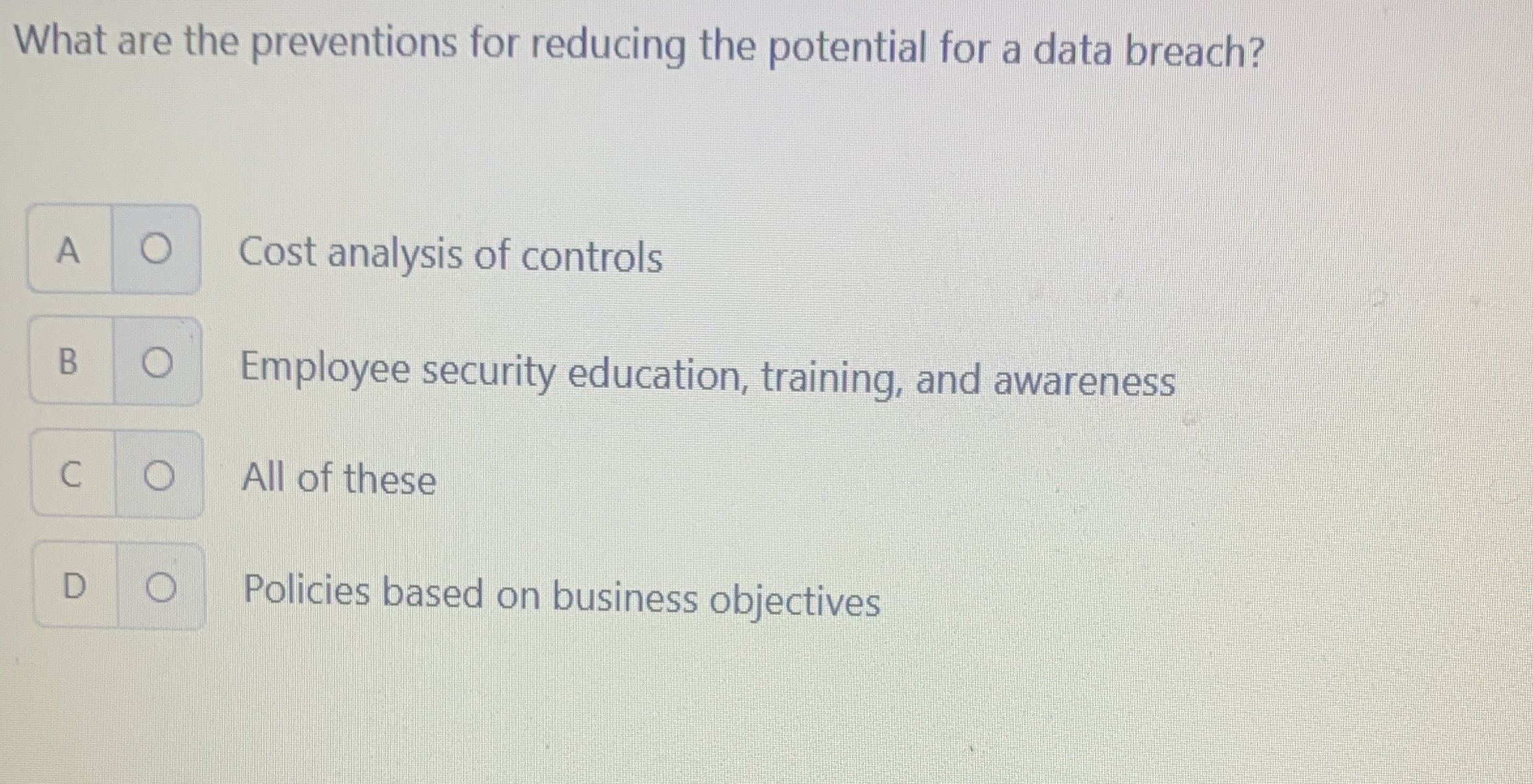 What are the preventions for reducing the