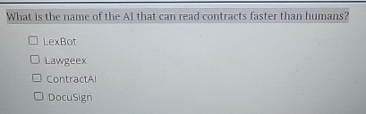 What is the name of the Al that can read