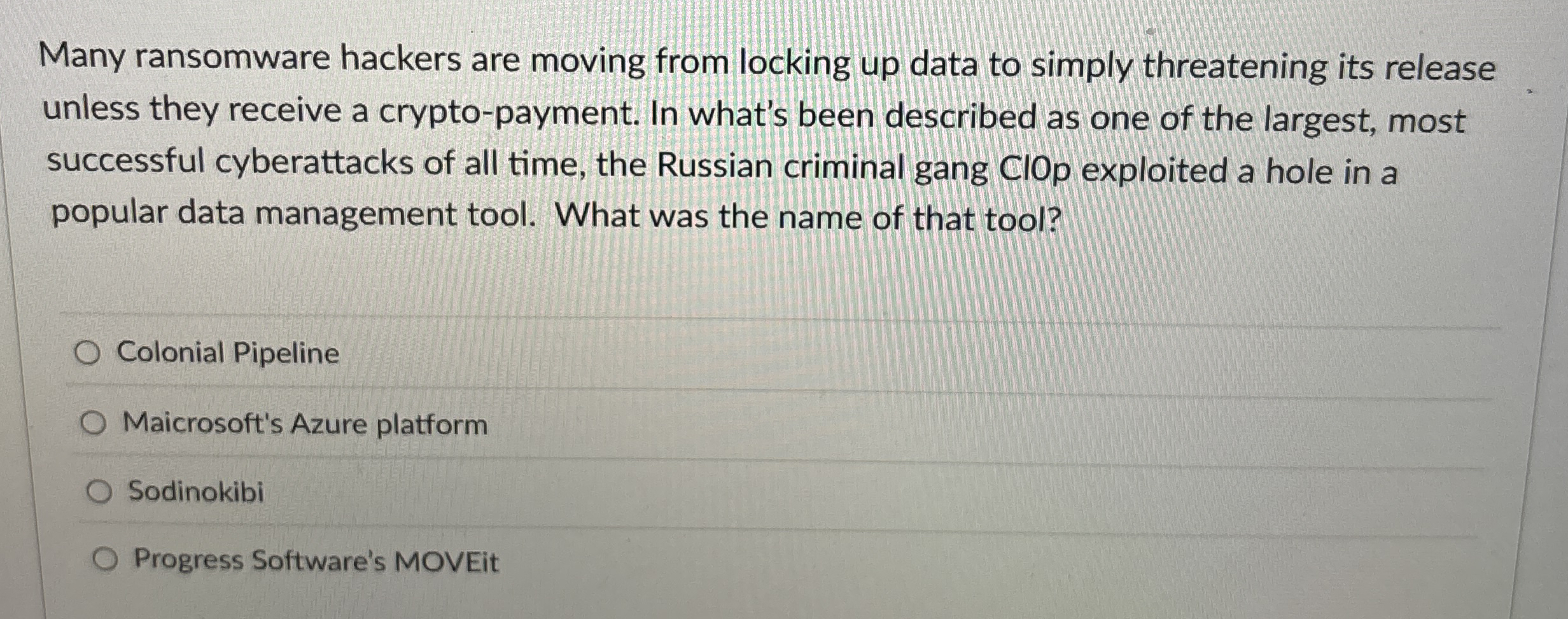 Many ransomware hackers are moving from locking