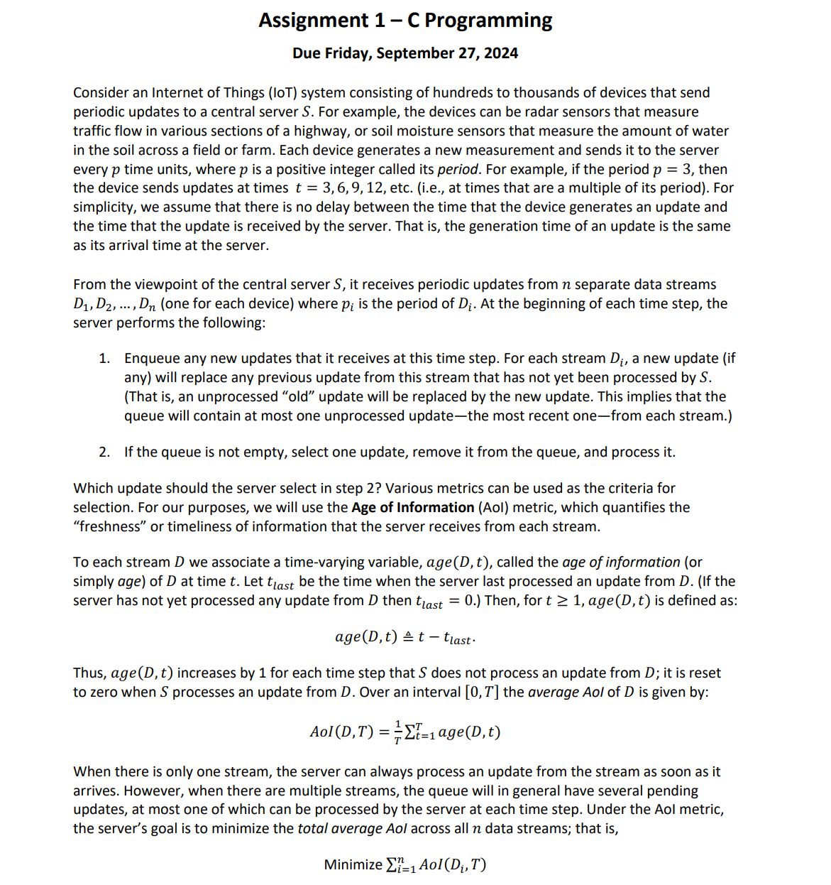 Write a C program that implements the