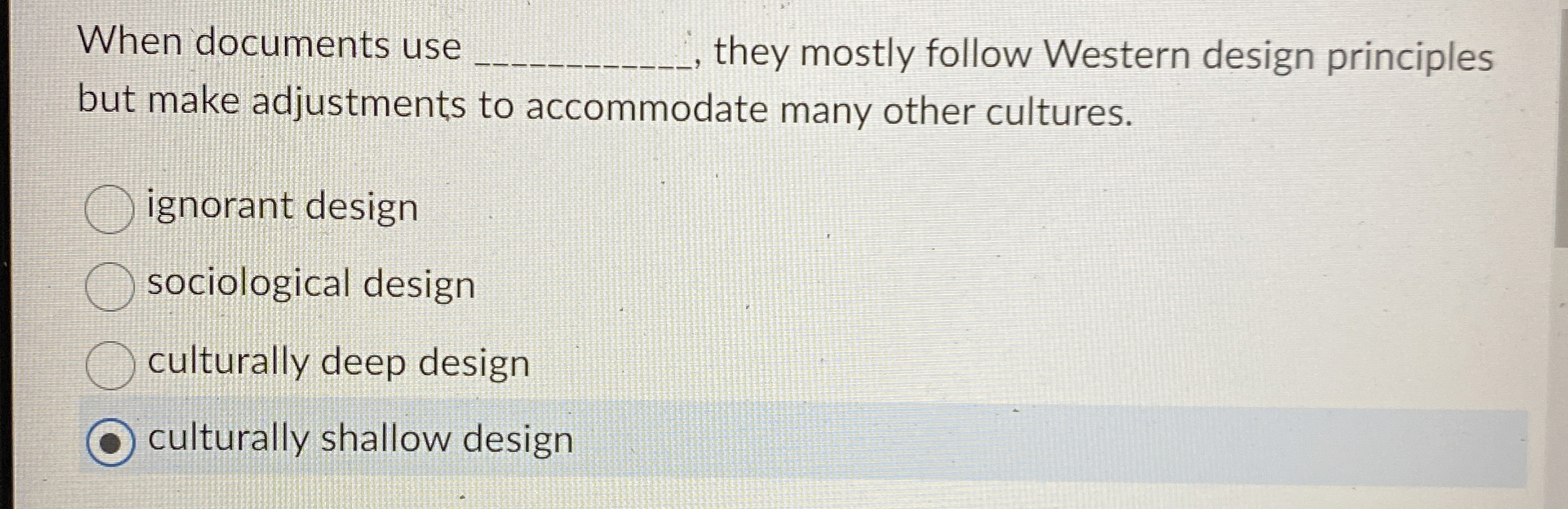 When documents use q , they mostly follow Western