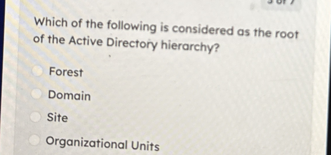 Which of the following is considered as the root
