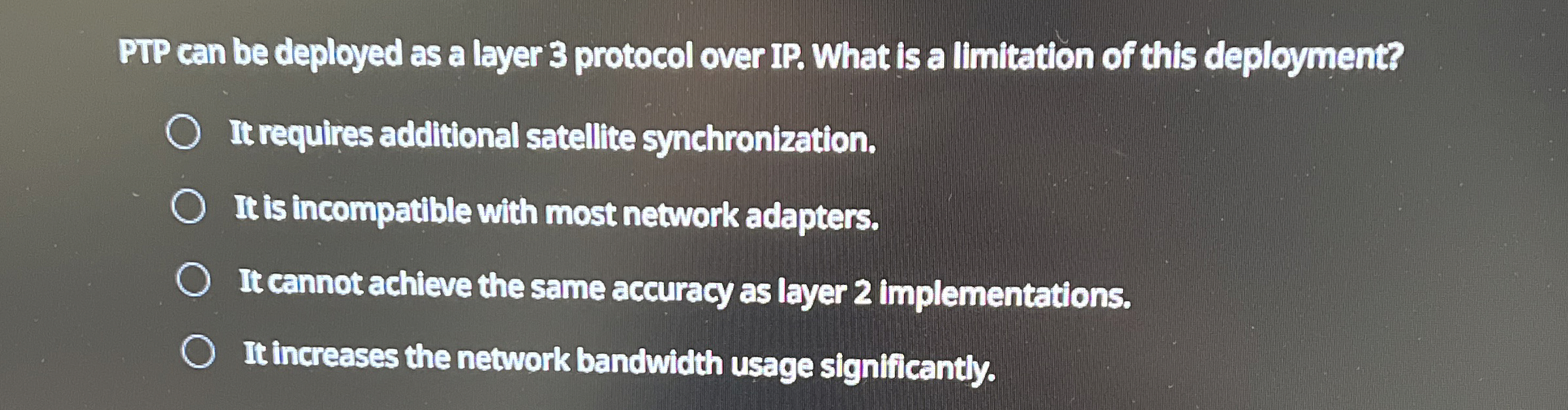 PIP can be deployed as a layer 3 protocol over IP