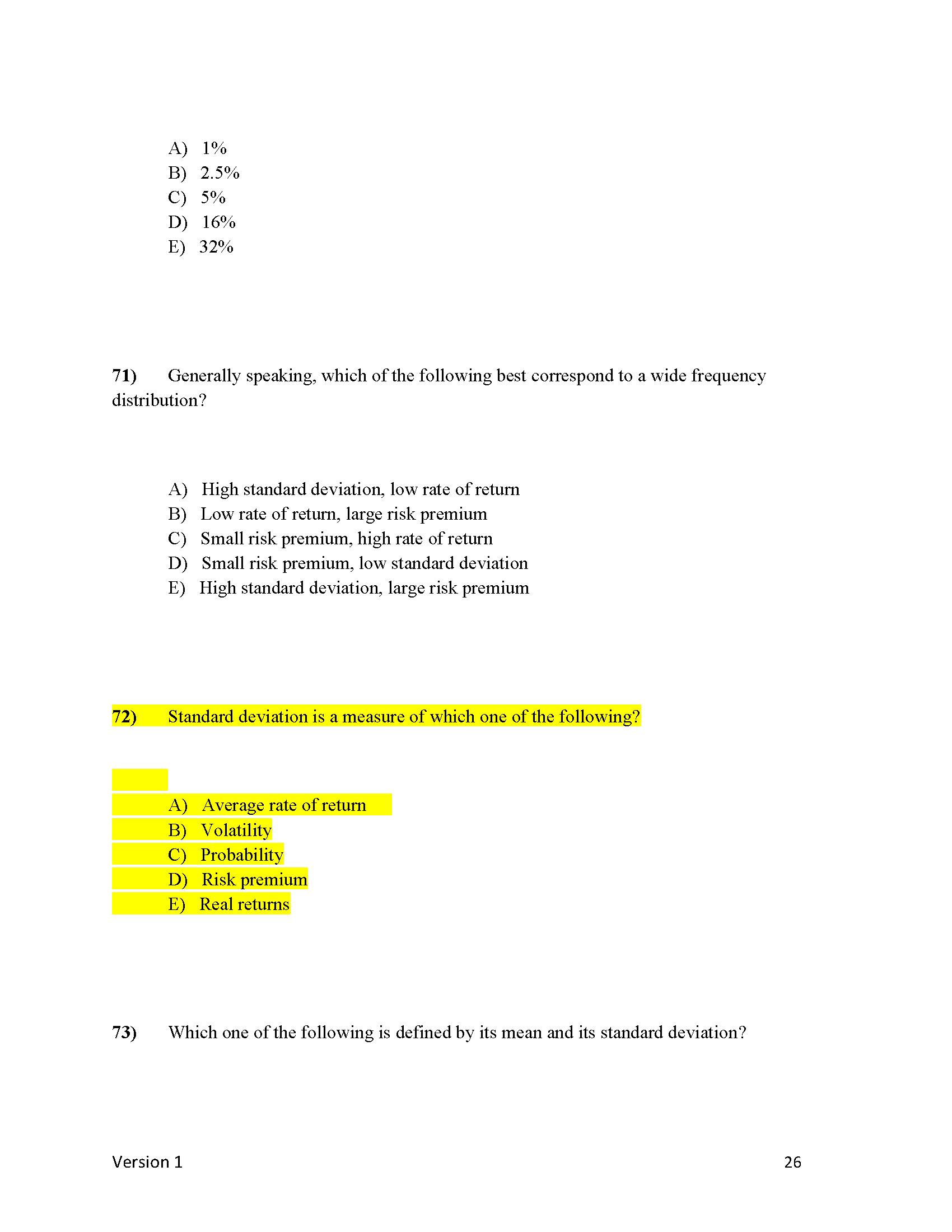 1) A project has a net present value of zero.