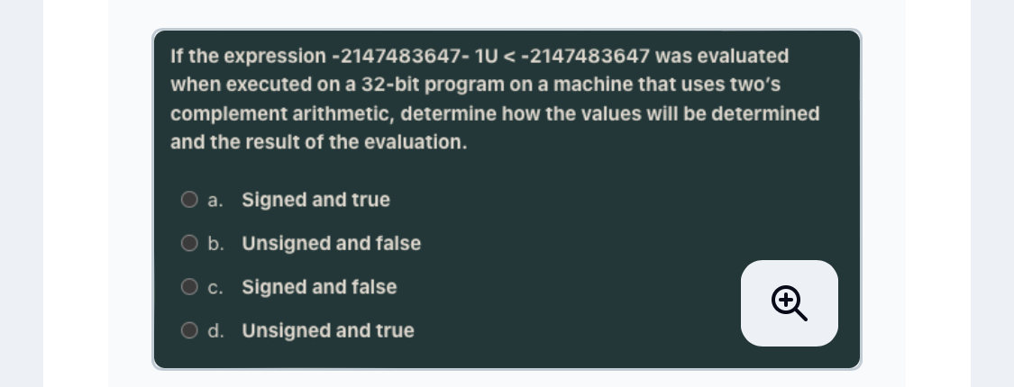 If the expression - 2 1 4 7 4 8 3 6 4 7 - 1 U < -