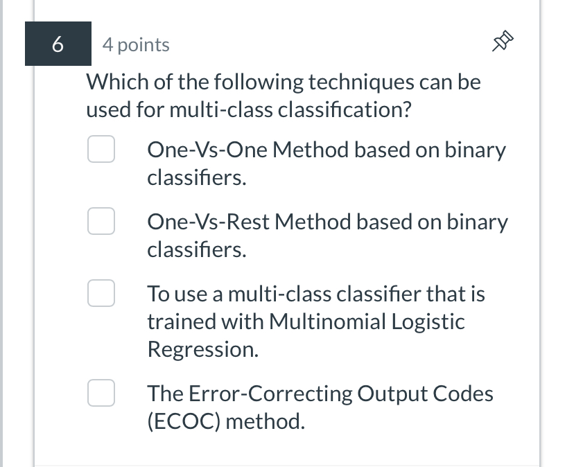 Which of the following techniques can be used for