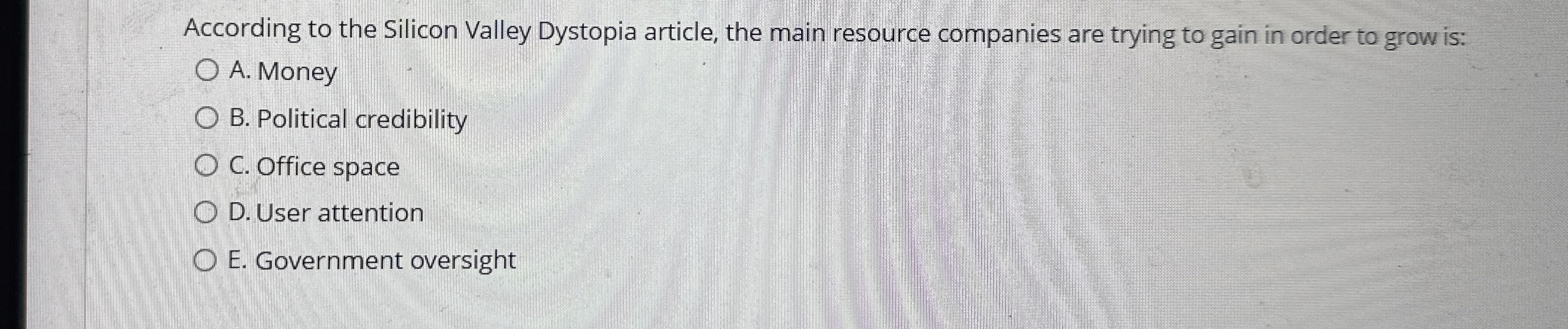 According to the Silicon Valley Dystopia article,