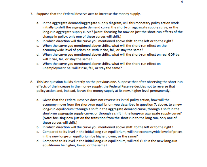Finance please. The conditions confronting a