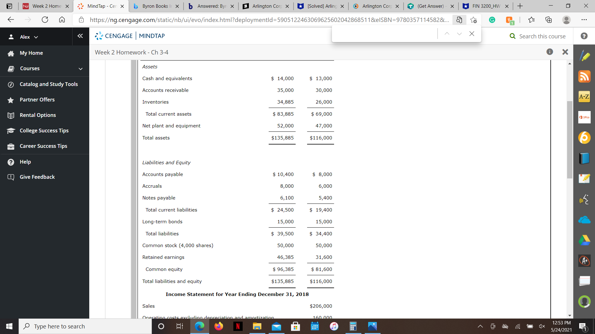 I have another question. NO Week 2 Home X MindTap