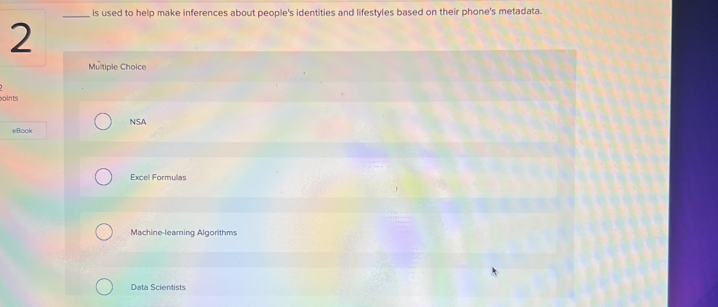 is used to help make inferences about people's