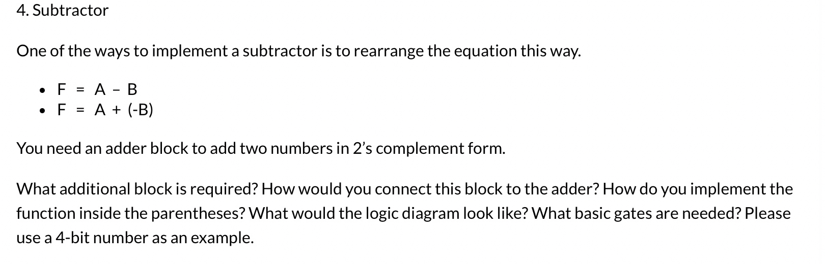 How would you design hardware for a multiplier