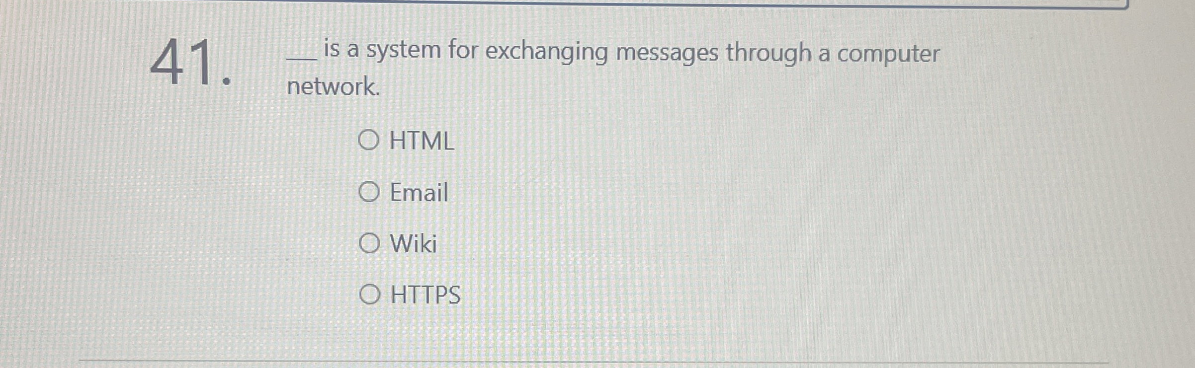 is a system for exchanging messages through a