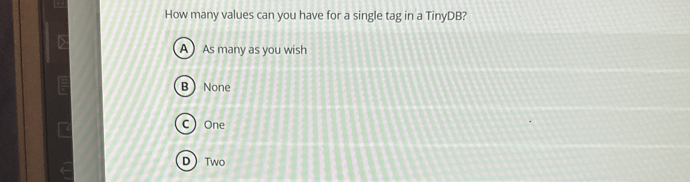 How many values can you have for a single tag in