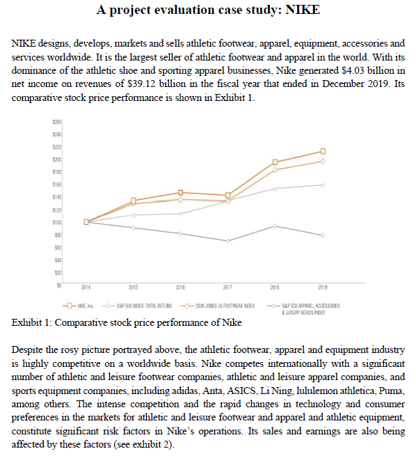 A project evaluation case study: NIKE NIKE