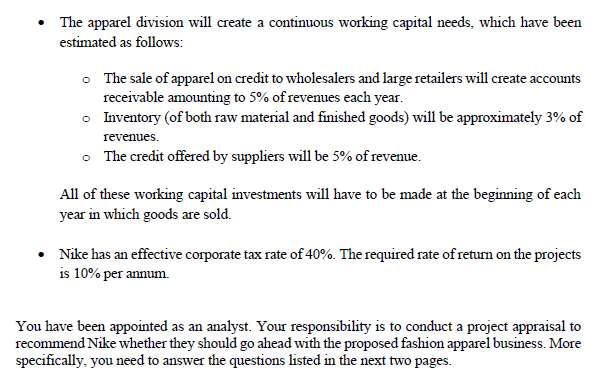 A project evaluation case study: NIKE NIKE