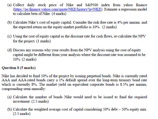 A project evaluation case study: NIKE NIKE