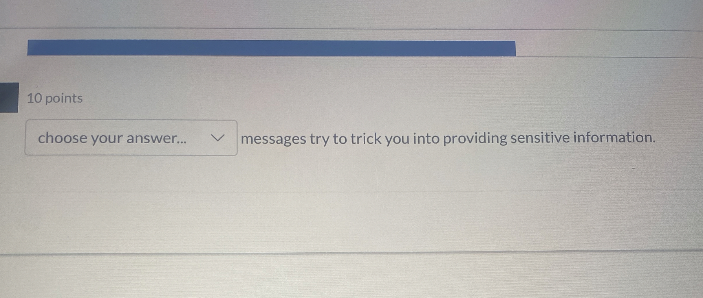 1 0 points messages try to trick you into