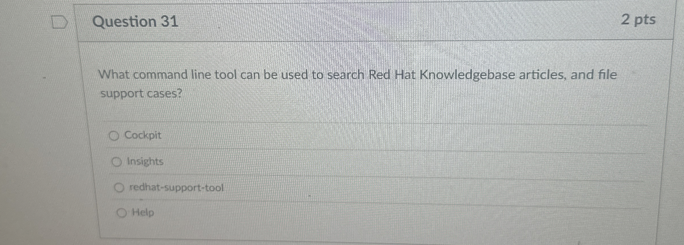 Question 3 1 What command line tool can be used