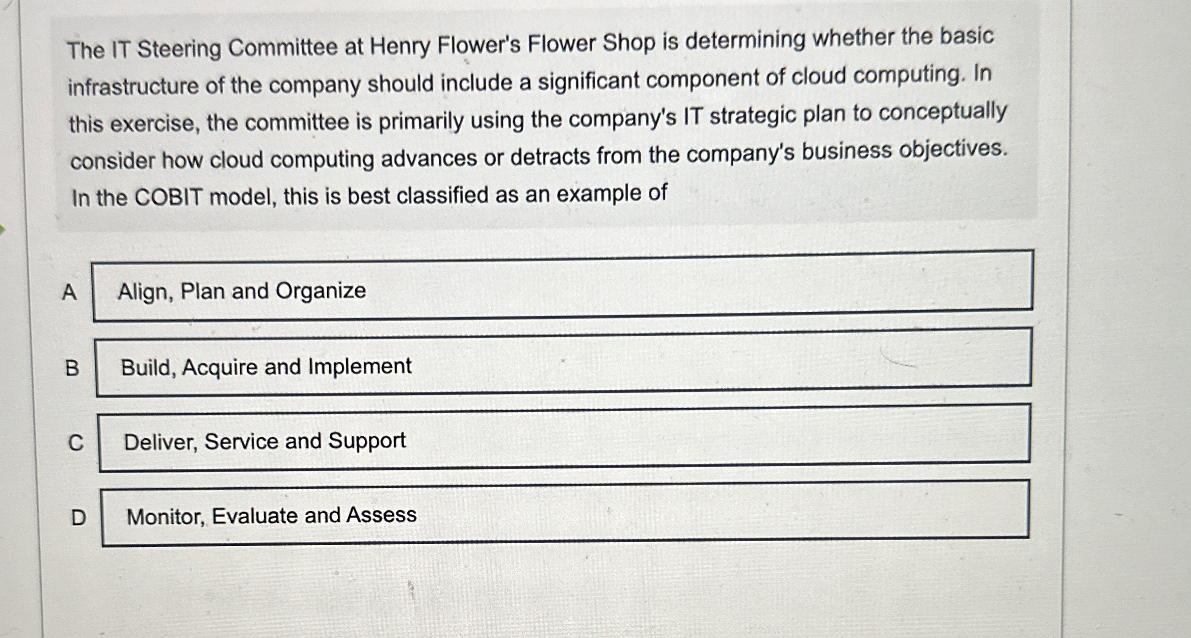 The IT Steering Committee at Henry Flower's