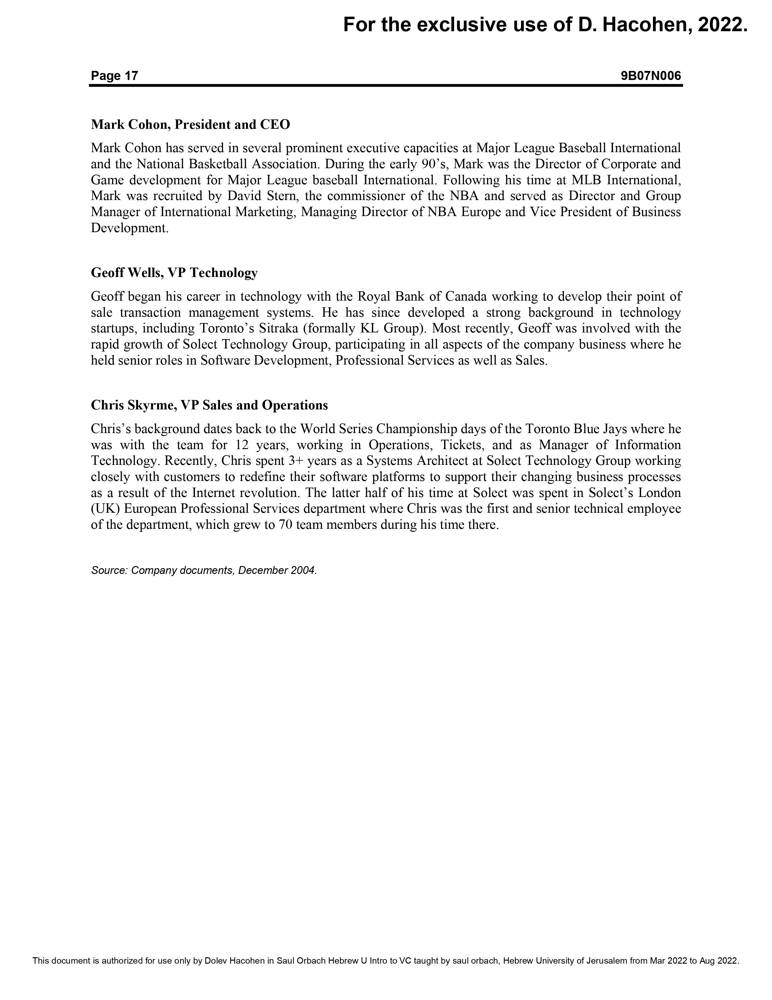 AudienceView Case (attached) Questions Identify